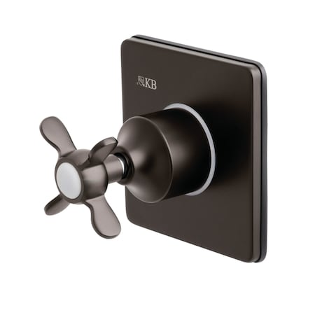 Kingston Brass KS3045BEX Single-Handle Three-Way Diverter Valve with Trim Kit, Oil Rubbed Bronze KS3045BEX